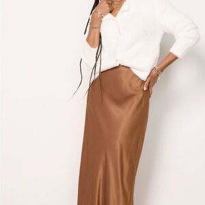 Sanctuary Rich Brown (Mochamousse) Maxi Skirt